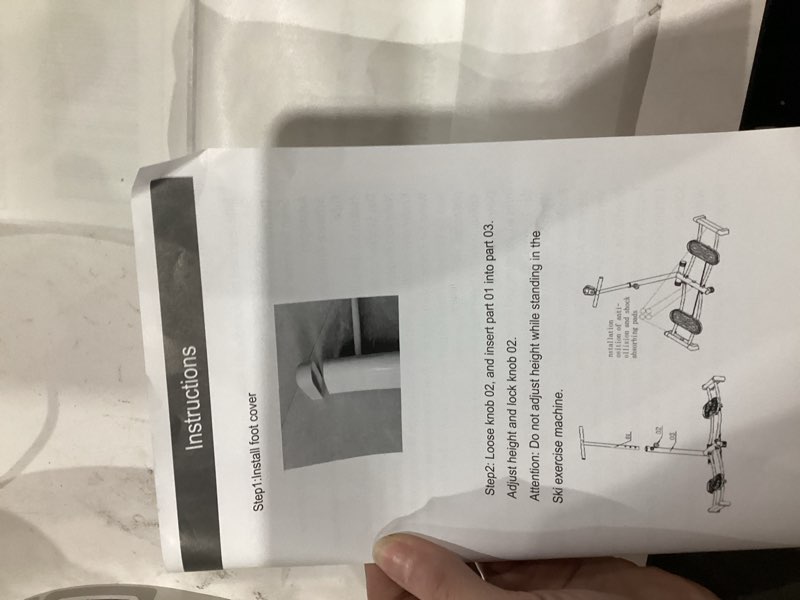 Ski excercise machine