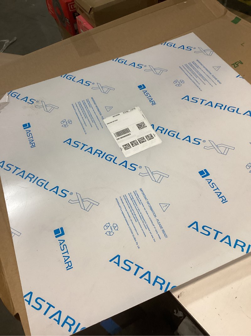 Condition photo showing As Is for Astariglas Acrylic Sheets