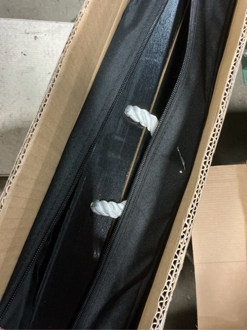 Condition photo showing Good Condition for amazon basics portable cornhole set, outdoor game bean bag toss with carrying case, blue/red