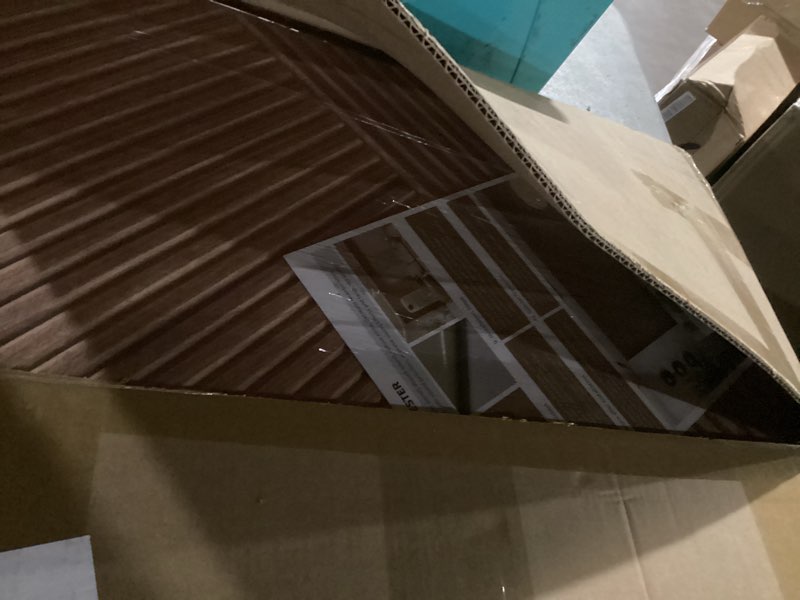 Condition photo showing New/Like New for BTDVR 8 Pack Large Acoustic Wall Panels,94.48"x47.24" Self-Adhesive Soundproof Wall Panels-Total Size (Single Size 23.62"x23.62") Decorative Wood Grain Printing Sound Panels,for Studio,Office,Home 96x48 Inch(8 Pack-24x24 Inch) Log Color