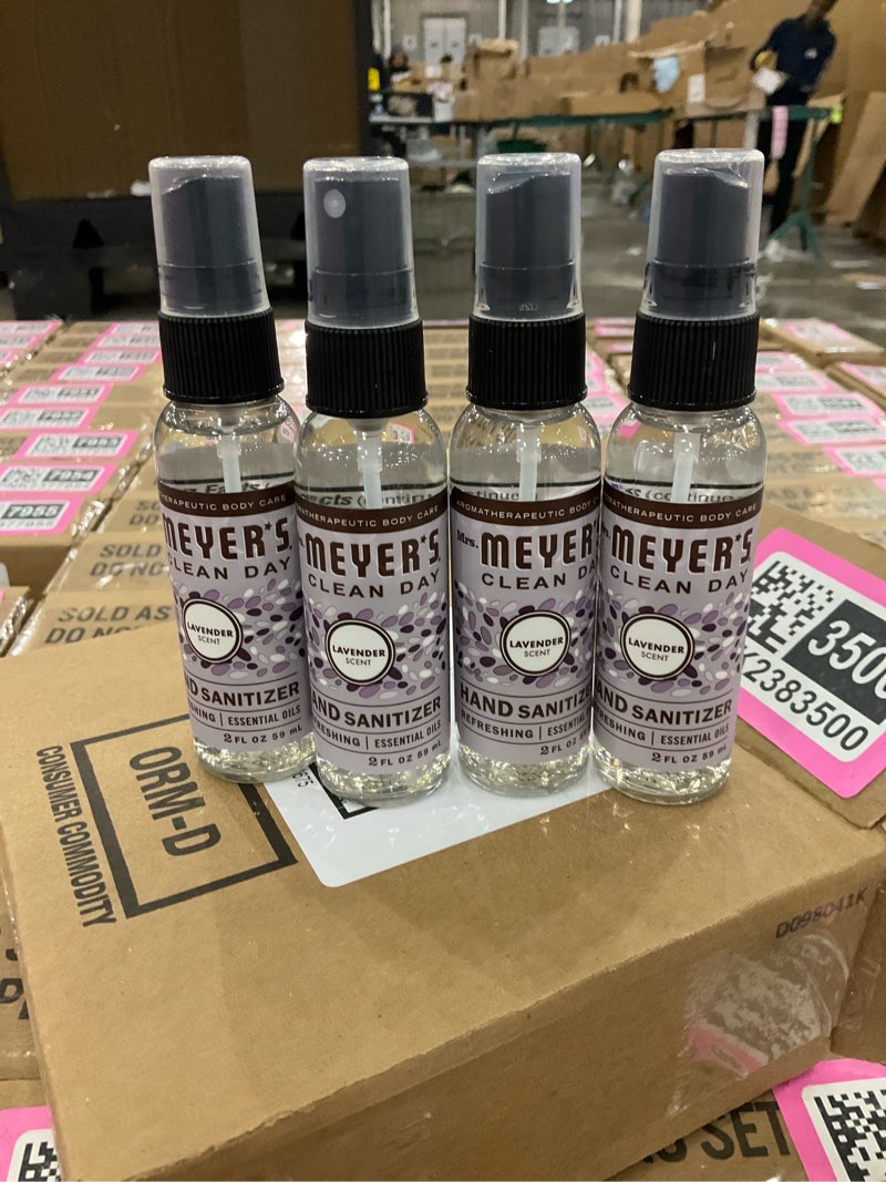 Mrs.Meyers hand stanitizer spray 4pk 