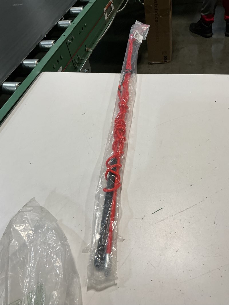 Condition photo showing Good Condition for horse lunge whip training stick and whip 5.9 feet long whip+6.3 feet drop whips for dogs horses(can detachable into two sections) (red)