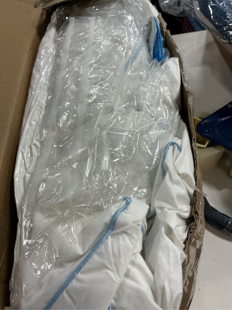 Condition photo showing Good Condition for qutool luxury hotel goose feather pillow, 100% cotton cover, soft support pillow, suitable for sleepers on the back, sides, and stomach, standard size bed pillows set of 2 white standard (pack of 2)