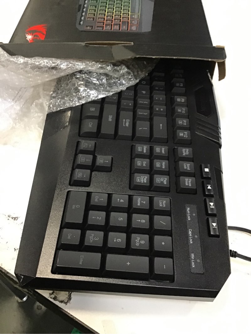 redragon s101 gaming keyboard, m601 mouse, rgb backlit gaming keyboard, programmable backlit mouse, 
