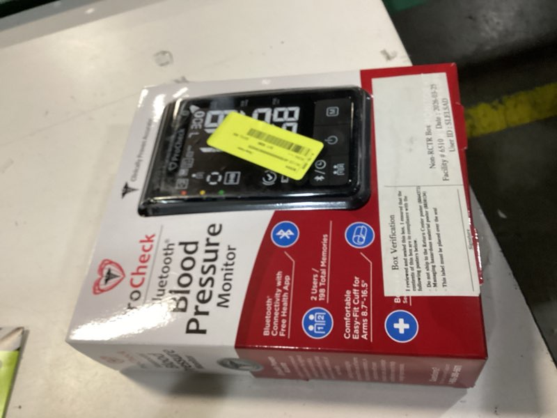 Condition photo showing Good Condition for procheck bluetooth blood pressure monitor, with bonus pack