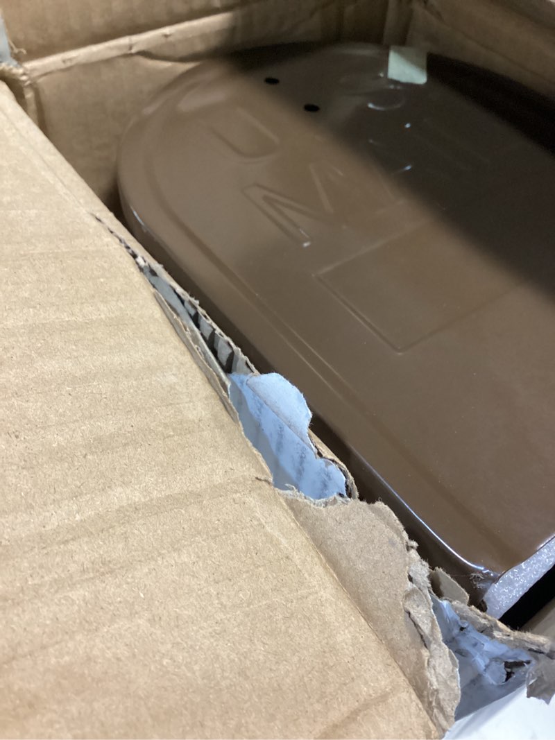 Condition photo showing Good Condition for brown mailboxes for outside, rainhol post mount mailbox, galvanized steel medium capacity mail boxes, 19 x 8.7 x 6.7 inches