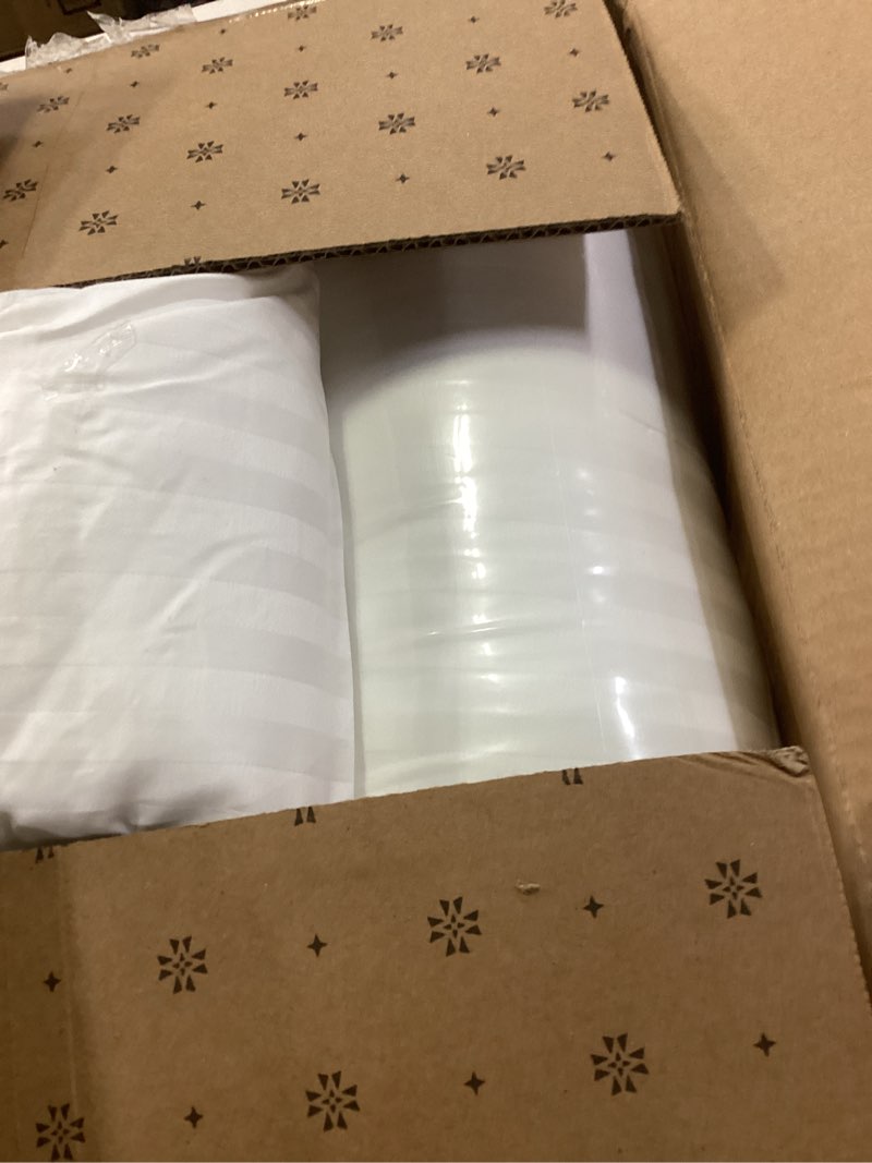 Condition photo showing As Is for Beckham Hotel Collection Bed Pillows Standard/Queen Size Set of 2 - Original Soft Down Alternative Pillow for Sleeping - Soft Support for Back, Stomach or Side Sleepers