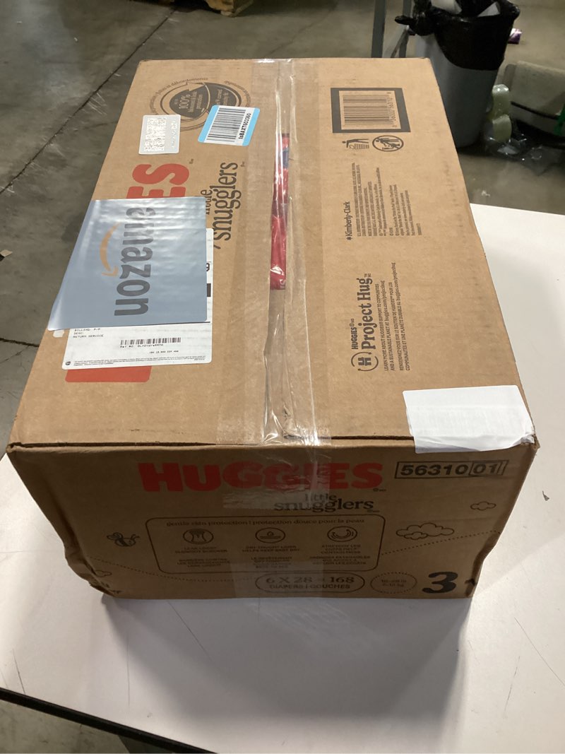 Condition photo showing New/Like New for Huggies Little Snugglers Disposable Diapers - Size 3 - 168ct