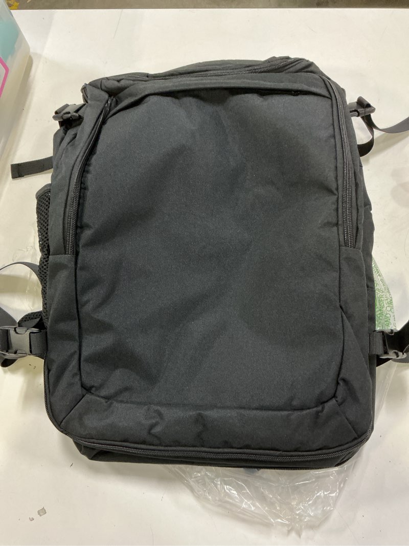 Condition photo showing Good Condition for carry on backpack for 1-10 days trips, extra large 40l-50l travel backpack tsa approved, expandable laptop bagpack, water resistant bag compatible with 17.3 inch laptops, black black xx-large