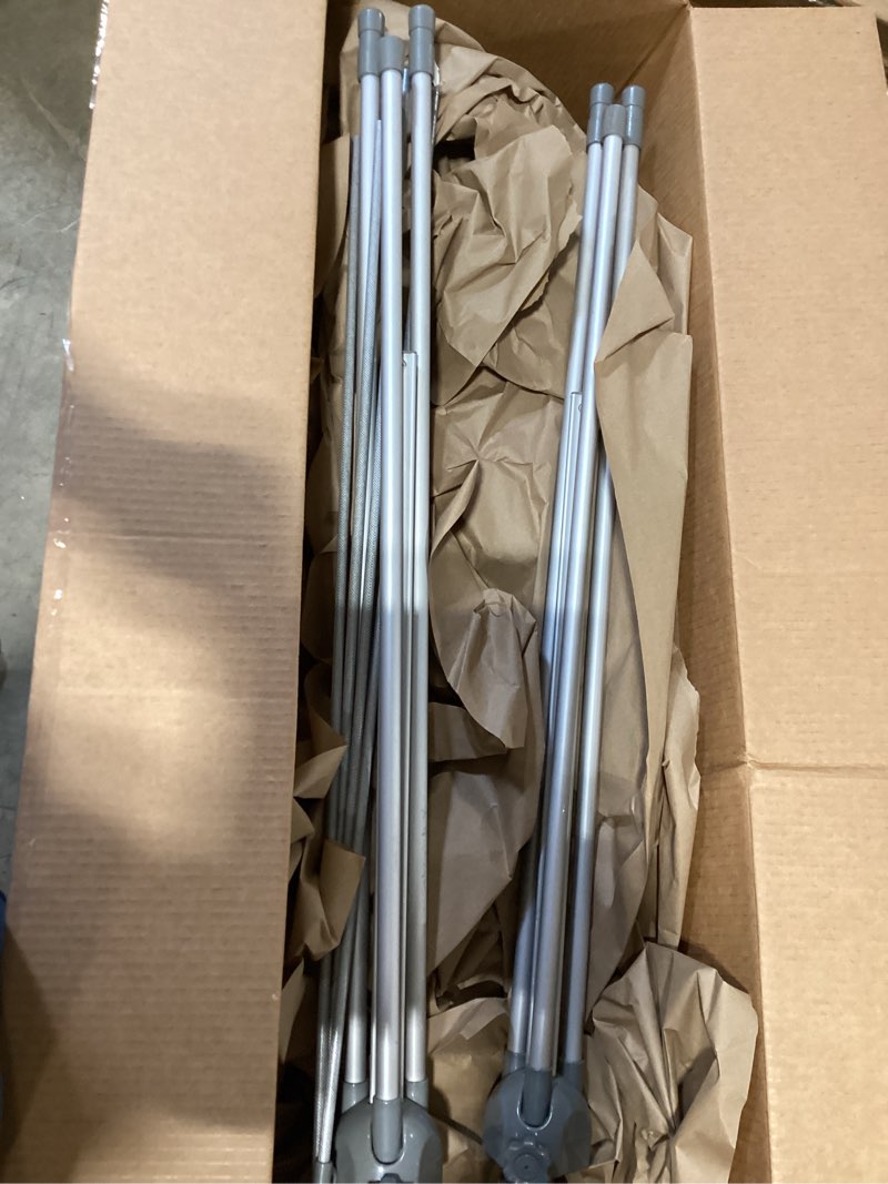 Condition photo showing Good Condition for btdvr 2 pack x banner stand, adjustable retractable banner stand with portable carry bag, fits banners 23"x63" to 32"x78", sturdy & lightweight for trade shows, stores, restaurant & party