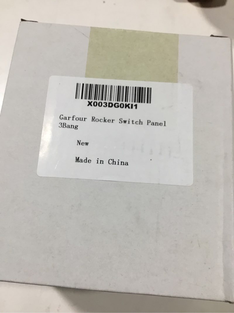 Condition photo showing New/Like New for Green 3 Gang Waterproof Boat Switch Panel with 3.1A USB and 12V Cigarette Lighter Socket Marine Switch Panel for Boats, Trucks, RVs