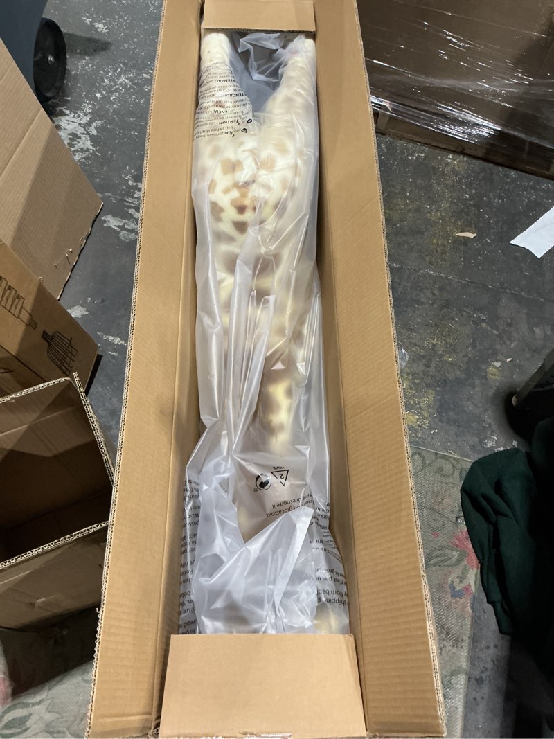 Condition photo showing New/Like New for melissa & doug giant giraffe - lifelike stuffed animal (over 4 feet tall)