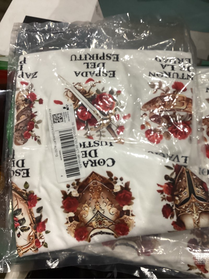 Condition photo showing New/Like New for Christian Faith Bible Verse Shirts for Women Floral Graphic Tees Y2K Jesus God Blessed Religious Shirt Easter Gifts