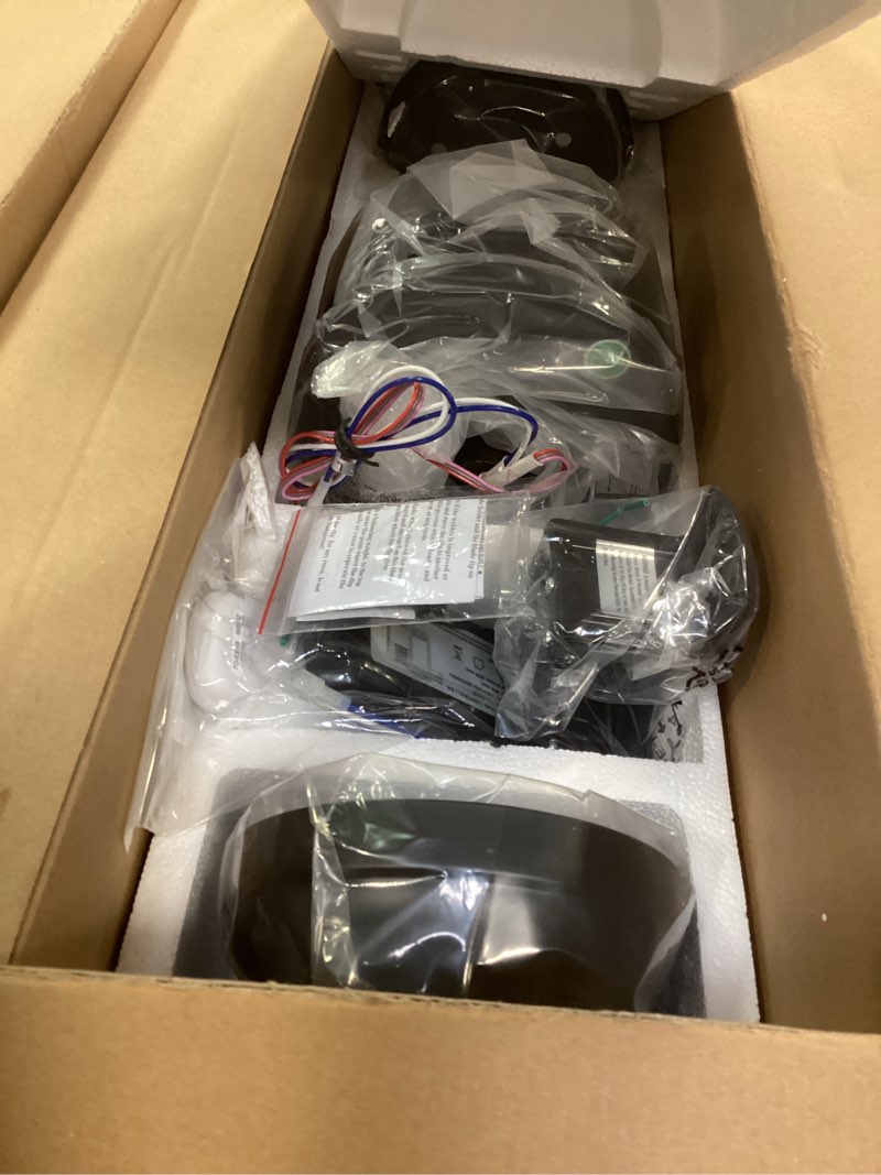 Condition photo showing Good Condition for Fanbulous 52" Ceiling Fans with Lights and Remote Control, Flush Mount Ceiling Fan with 3 LED Colors,Outdoor Ceiling Fans with 2 Downrods 6-Speeds Reversible DC Motor for Patio Bedroom Living Room