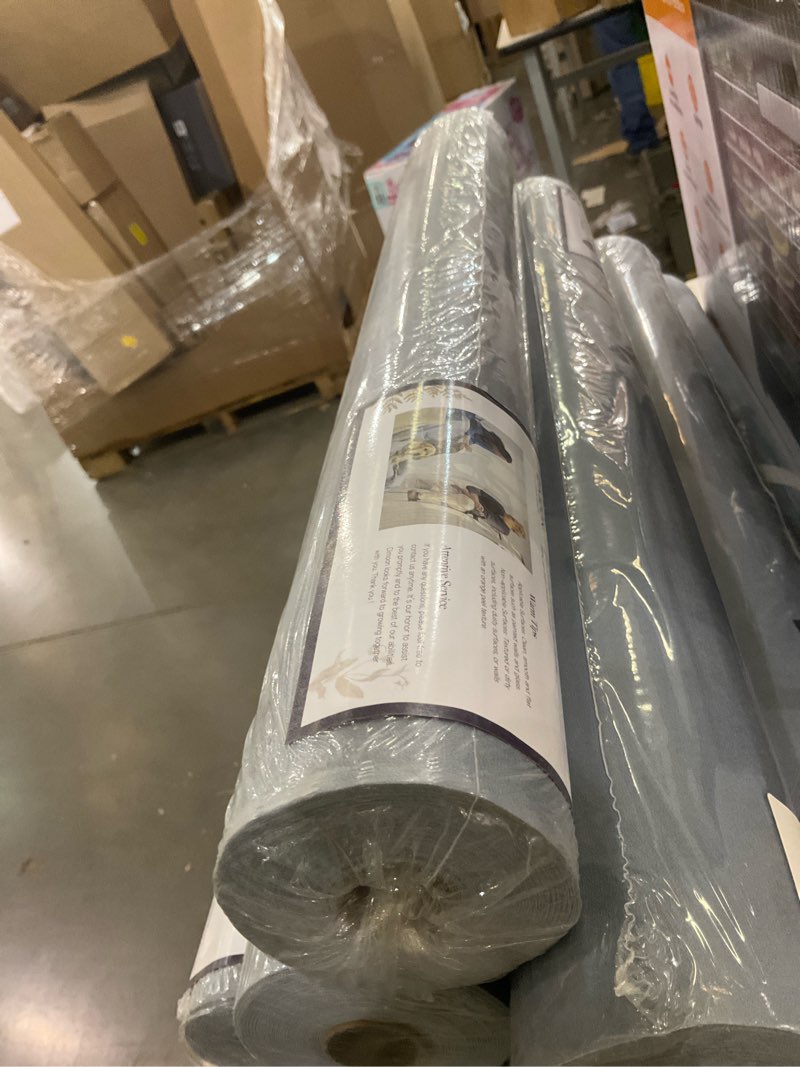 Condition photo showing New/Like New for Dimoon 590''x23.6'' Green Peel and Stick Wallpaper Contact Paper Modern Self Adhesive Wall Paper Removable Renter Friendly Textured Solid Color Shelf Cabinet Vinyl Roll (590''x23.6'',Dark Green) 23.6" x 590" Dark Green