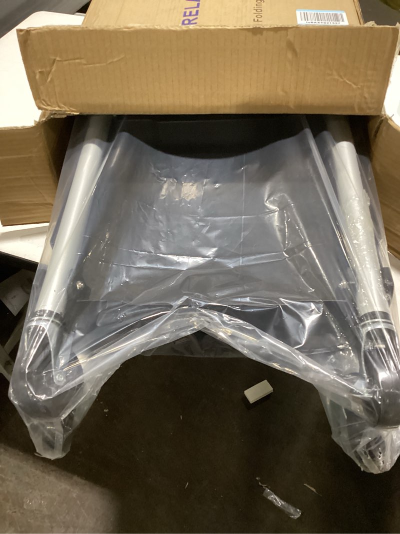 Condition photo showing Good Condition for FUTURELAB Portable Folding Service Cart - 3 Tier 330LBS Capacity - Rolling Utility Foldable Cart with Wheels for Warehouse Home Workshops Garages Restaurants Offices Black