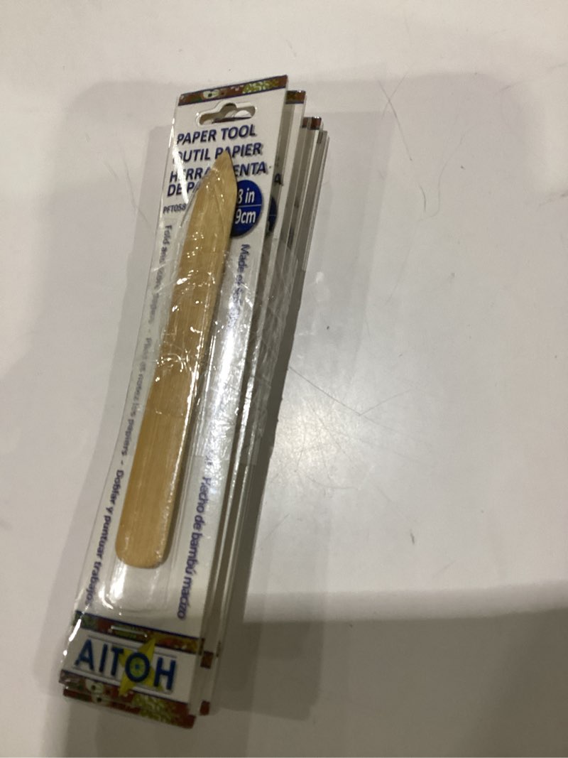 Condition photo showing New/Like New for aitoh bamboo paper tool medium, brown, pack of 5