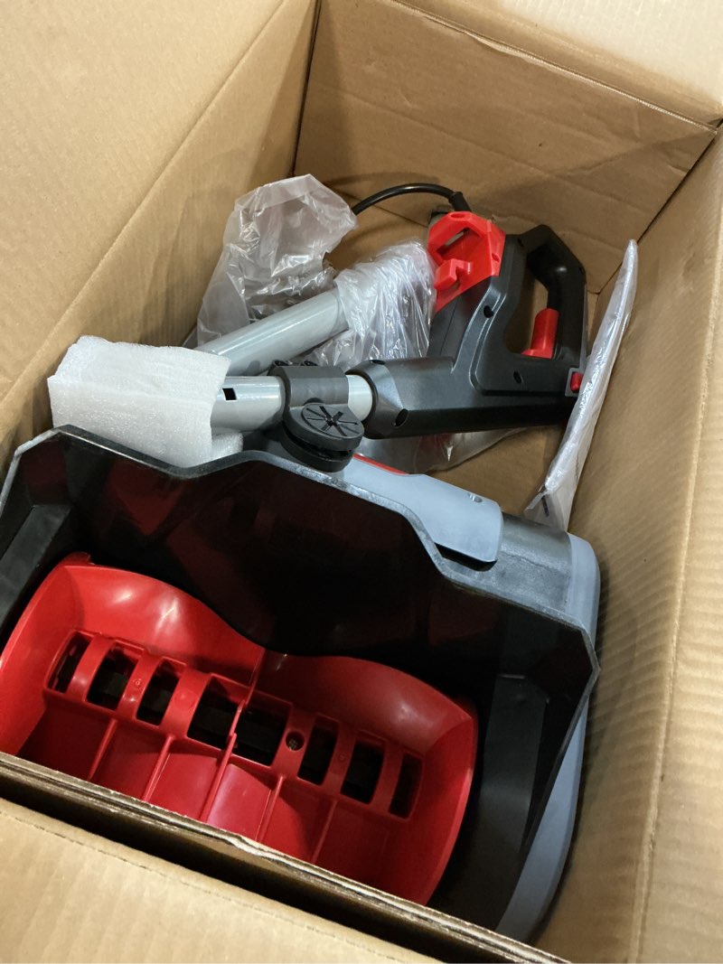 Condition photo showing Good Condition for EWORK Corded Snow Shovel 11-Inch 1200W 10A Powerful Electric Snow Shovels, 6-Inch Clearing Depth, 23-Foot Max Throw Distance, Power Snow Blower for Driveway, Steps, Sidewalk, Porch 1200W 10A Corded Snow Shovel