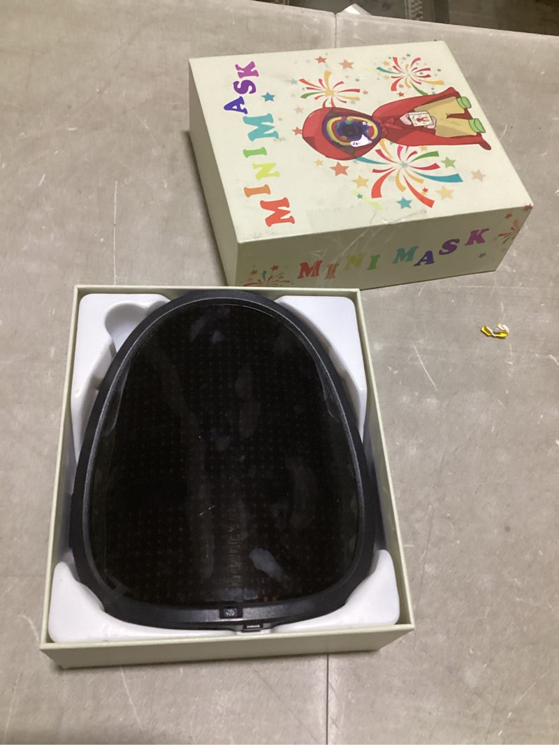 Condition photo showing Good Condition for jdbmaoye led mask for kids,lighted up mask - led masks with gesture sensing for halloween costume christmas cosplay party cool gifts kid led mask
