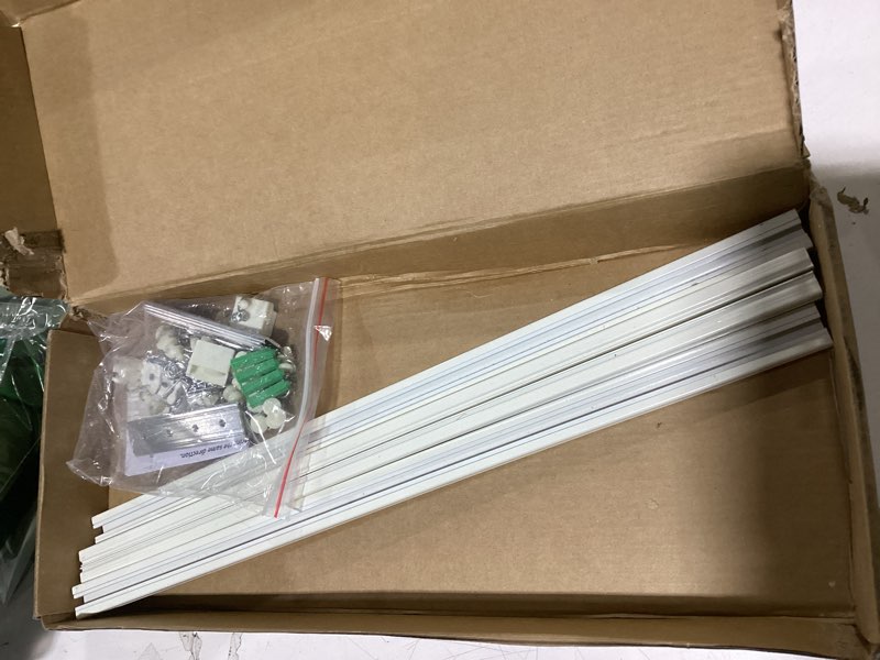 Condition photo showing New/Like New for ceiling curtain track, ceiling track room divider sliding rail heavy duty track system for block out curtains: 3-6ft shower rod for rv, hospital, garage, basement and door curtain 6ft curtain track