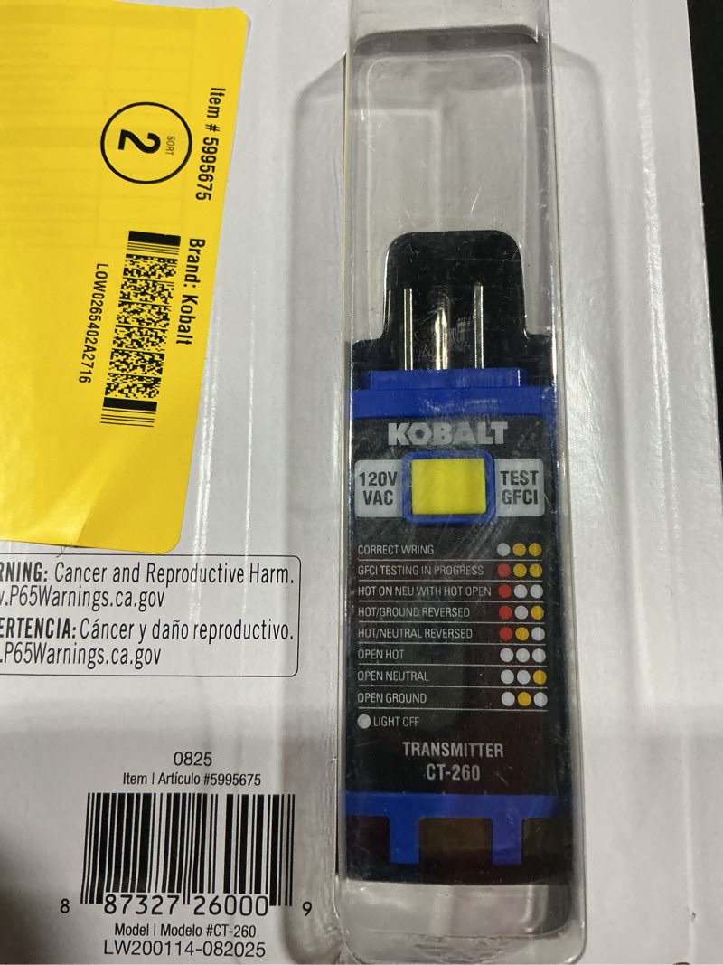 Condition photo showing Good Condition for kobalt circuit breaker finder specialty meter