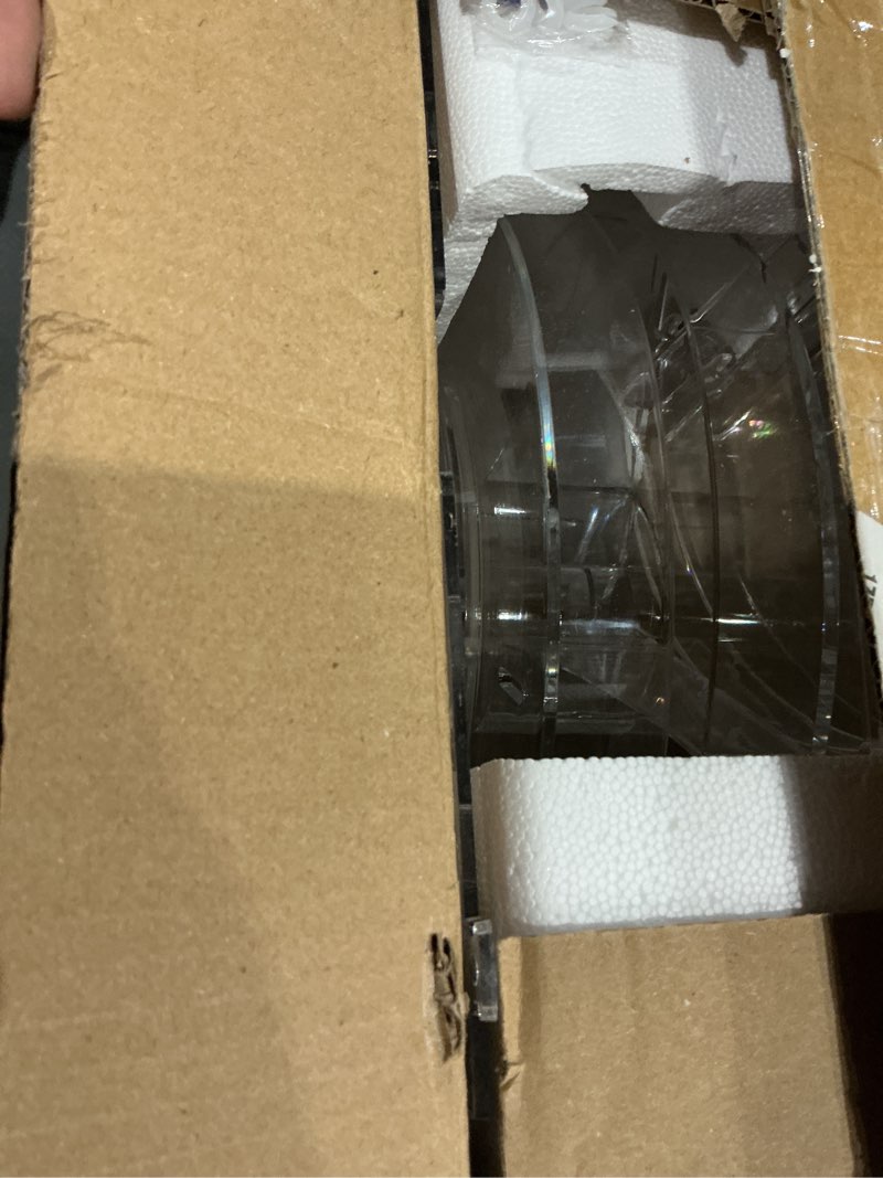 Condition photo showing Good Condition for HBlife 360 Rotating Makeup Organizer Plus Size Adjustable Carousel Large Capacity Revolving Perfume Organizer Skincare Organizers Cosmetic Storage Spinning Holder for Vanity, Clear Clear X-Large