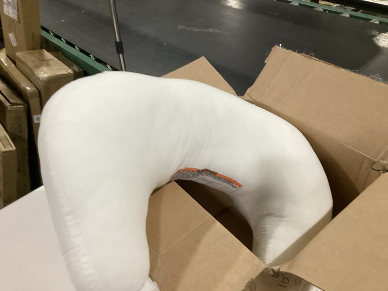 Condition photo showing As Is for Boppy Nursing Pillow, Bare Naked - Larger, More Supportive Pillow for Breastfeeding and Bottle Feeding with Higher Lift; Baby Safety Alliance Verified Bare Naked New Nursing Pillow