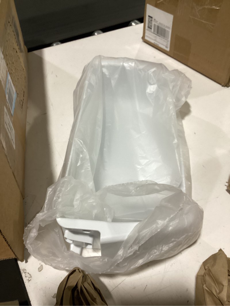 Condition photo showing New/Like New for upgraded wr71x10973 refrigerator door bin shelf replacement compatible with general electric (ge) hotpoint fridge middle shelf parts (no front)replace wr71x10253,wr71x10607,2313915,ap5628753,ps3513394