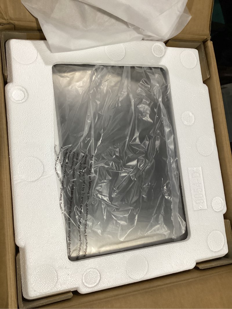 Condition photo showing Good Condition for SIMPLI-MAGIC 50 Liter / 13.2 Gallon Soft-Close, Smudge Resistant Trash Can with Foot Pedal and Built in Filter- Stainless Steel, Sleek Finish Silver 50L/13.2 Gallon