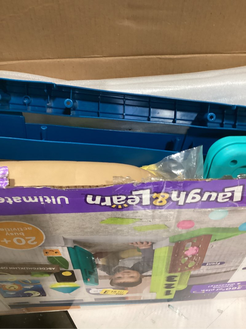 Condition photo showing Good Condition for Fisher-Price Baby Learning Toy Laugh & Learn Ultimate Playhouse with Smart Stages & 9 Pretend Play Accessories, Infants & Toddlers Ages 6+ Months