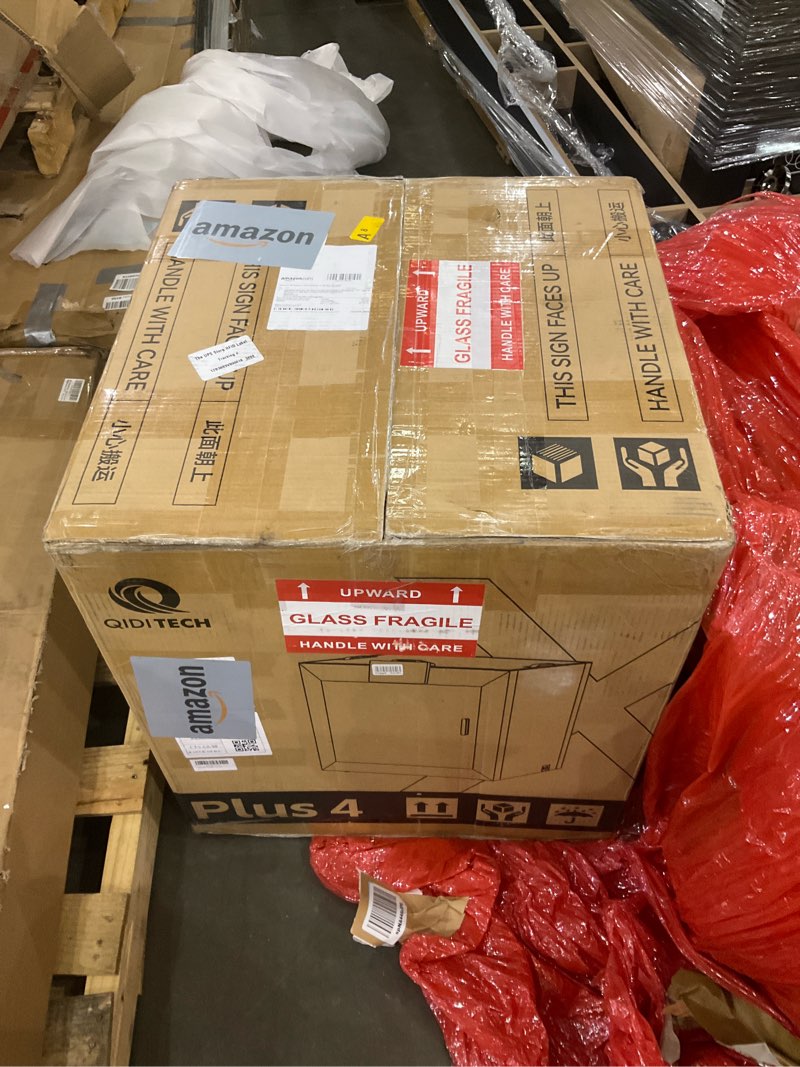 Condition photo showing Good Condition for QIDI PLUS4 3D Printer, Max 600mm/s High-Speed Printing, 65? Chamber Heat, Fully Auto Leveling, 370°C Direct Extruder with Integrated Nozzle, Support PPS-CF Filaments, Large Print Size 12"x12"x11"