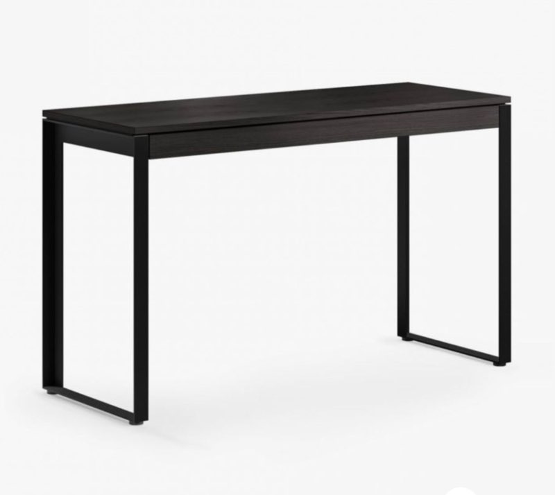 6222-Linear Luxury Optical Dispensing Tables in Charcoal Stained Ash