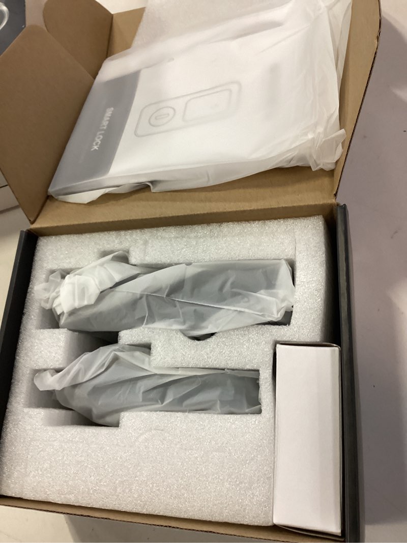 Condition photo showing New/Like New for Smart Keyless Entry Door Lock - Fingerprint Electronic Deadbolt Touchscreen Keypad SMONET Biometric Digital Bluetooth Door Lock Smart Deadbolt Compatible with Alexa for Homes and Hotel Oil Rubbed Bronze