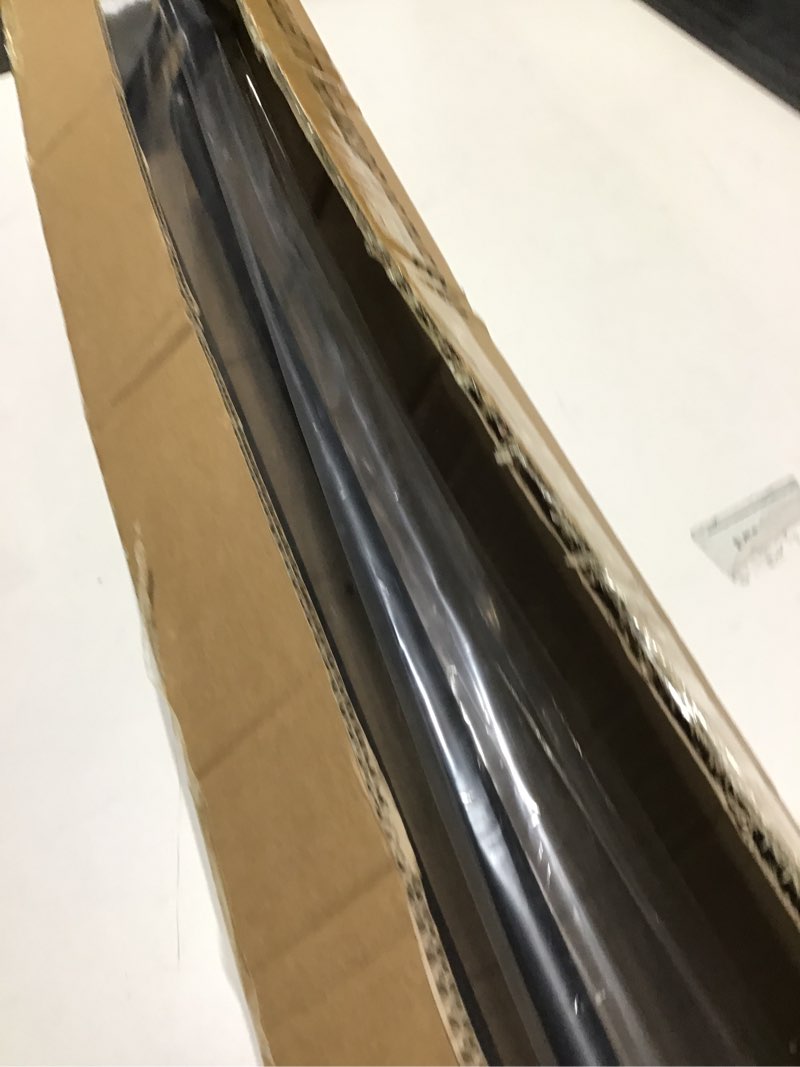 Condition photo showing New/Like New for Matte Black Gold Double Curtain Rods For Windows 48-88 Inch,Heavy Duty Double Curtain Rod with Aluminum Finials and Bracket,Adjustable Double Window Rods For Blackout Or Room Darkening Panels Matte Black Gold 48-88"