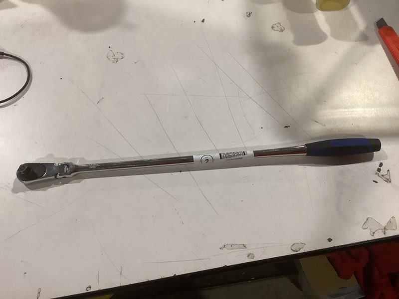 Condition photo showing As Is for Kobalt 72 -Tooth 3/8-in Drive Comfort grip Handle Flexible Head Ratchet