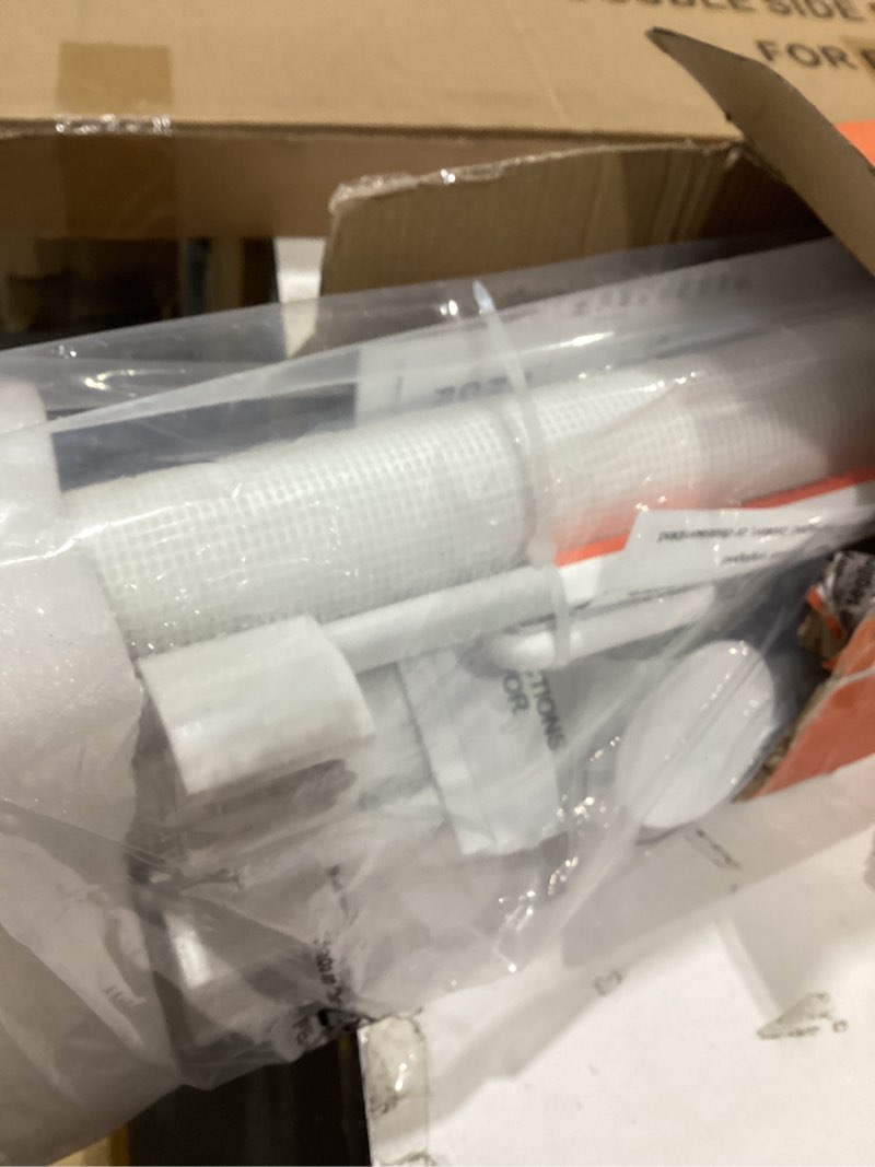 Condition photo showing New/Like New for 2PCS Retractable Baby Gates, Mesh Dog Gate for Doorways, 33.6" Tall, Expands to 55" Wide,Pet Safety Essential Fit for Baseboards, Wide Toddlers Gates for Hallways, Indoor & Outdoor,White (2 Pack)55" Wide White