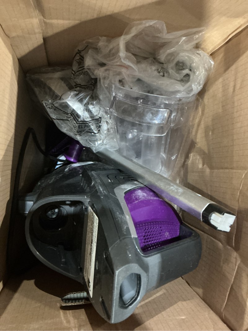 Condition photo showing As Is for bissell crosswave pet pro all in one wet dry vacuum cleaner and mop for hard floors and area rugs, purple, 2306a