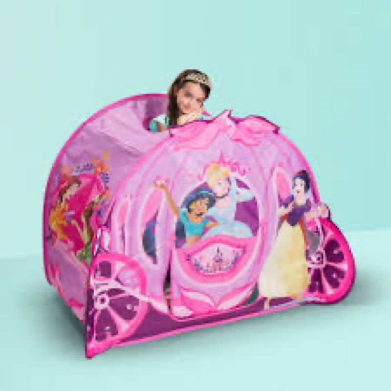 playhut disney princess carriage crawl through