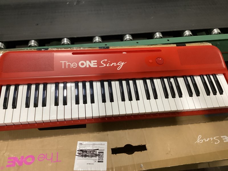 Condition photo showing New/Like New for The ONE Keyboard Piano Sing, 61 Keys Piano Keyboard For Singing & Practice with Bluetooth, Record and Huge Library of Songs for Sing-Along, Electric Piano For Music Lover & Beginner (Black)