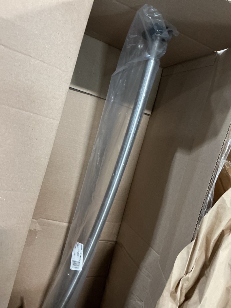 Condition photo showing Good Condition for moen curved adjustable length fixed mount single shower curtain rod for bathroom, brushed nickel finish, csr2160bn
