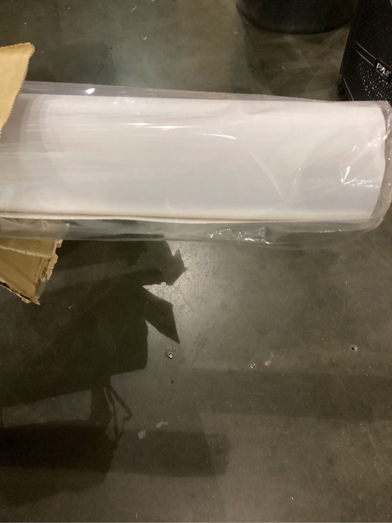 Condition photo showing New/Like New for Seamless Photography Background Paper Roll, White Photo Paper Backdrop for Photography, Video and Streaming (53''x16 'Artic White) 53" x16' Artic White
