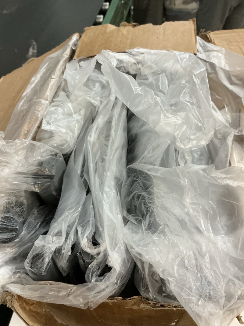 Condition photo showing New/Like New for Storage Shelves - Set of 2, 5-Tier Metal Shelf Organizer, Space-Saving Garage Shelving with Leveling Feet, Standing Shelves Organizer for Kitchen, Laundry, Pantry (18.4" x 12.6" x 57.4", Black) Black 18.4W×12.6D×57.4H(5T)