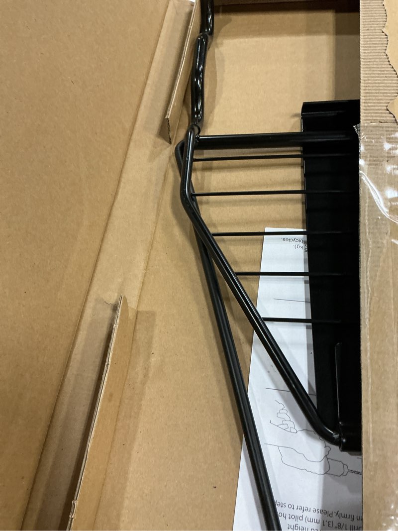 Condition photo showing Good Condition for WALMANN Wall Mounted Horizontal Bike Rack, Foldable Space Saving Bicycle Storage Solution for 2 Bikes, Indoor Bike Storage for Garage