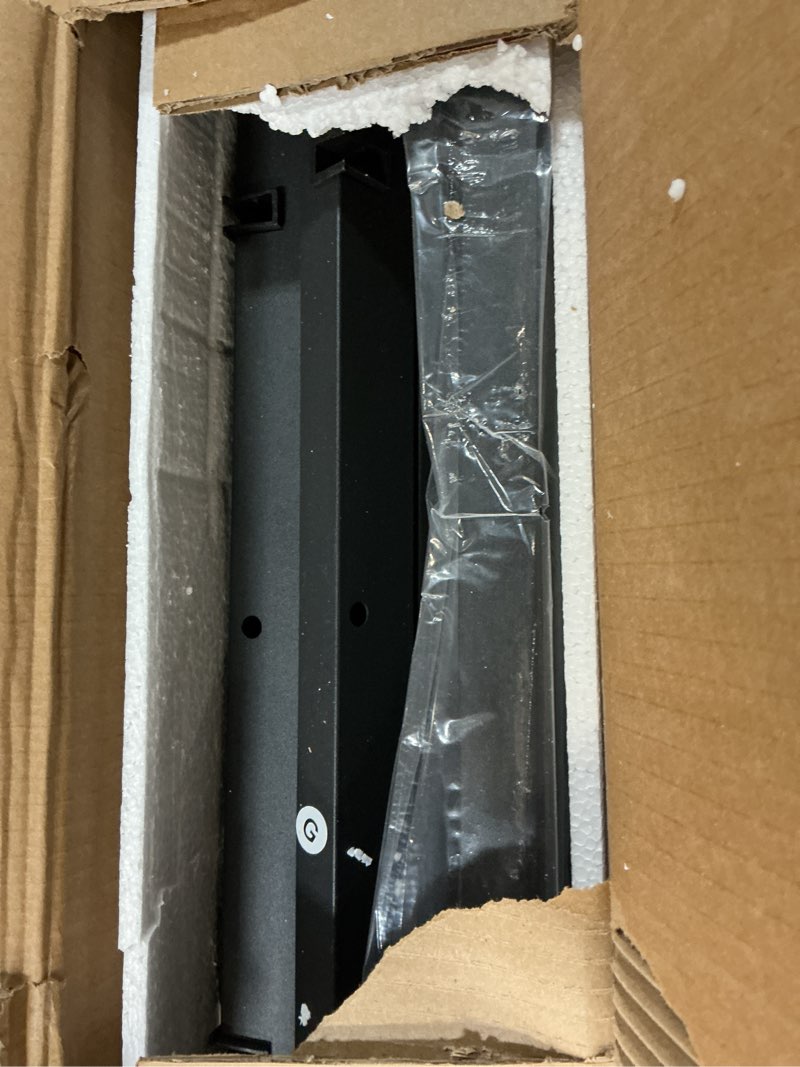 Condition photo showing New/Like New for Garvee King Size Bed Frame with Upholstered Headboard, Storage Drawers, Charging Station, Metal Slats, Black, Platform Bed for Bedroom