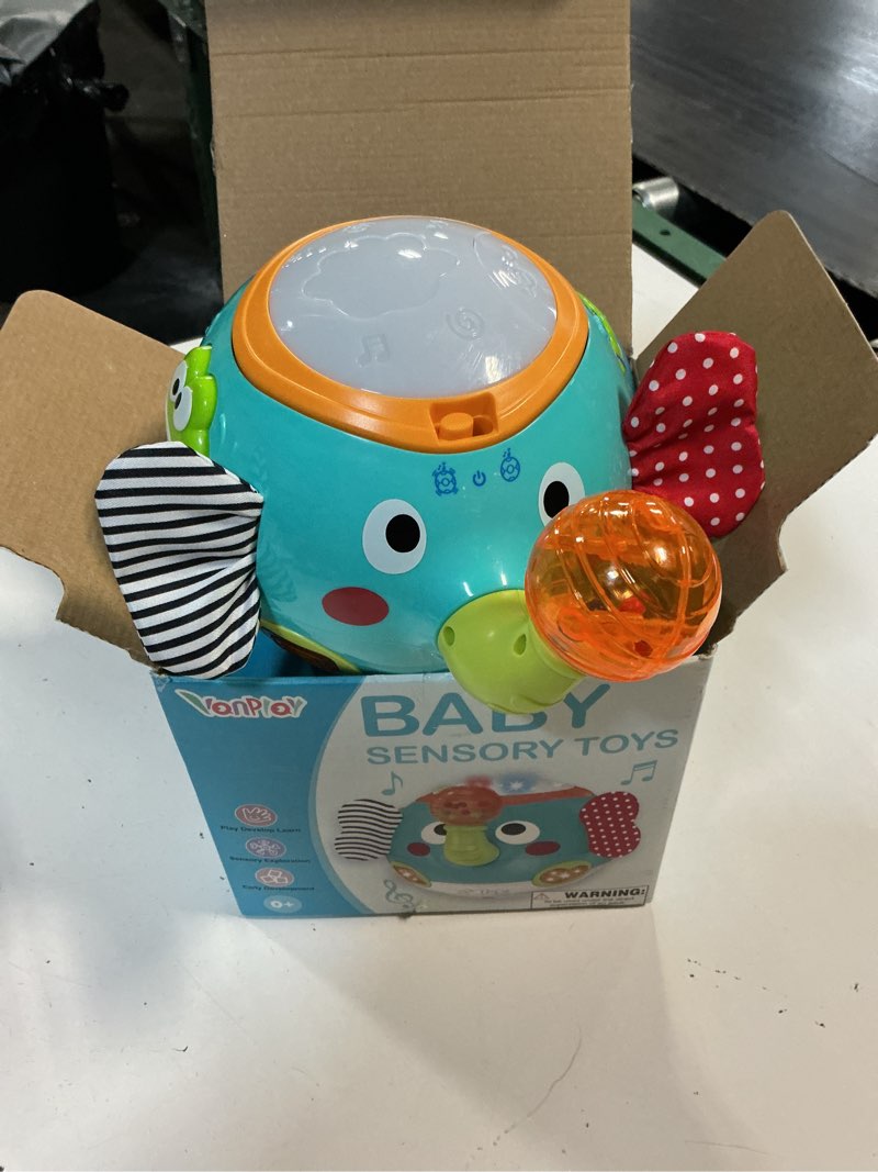 Condition photo showing Good Condition for crawling toys - baby toys 6-12 months, elephant musical toy with lights & sounds, interactive learning baby crawling toys for motor skills development, sensory toy for boys girls, christmas birthday