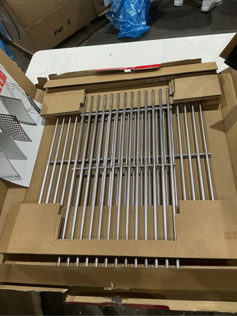 Condition photo showing Good Condition for incomplete weber crafted stainless steel cooking grates – compatible with genesis 300 series gas grills (2016+) quick-heating, outdoor kitchen system