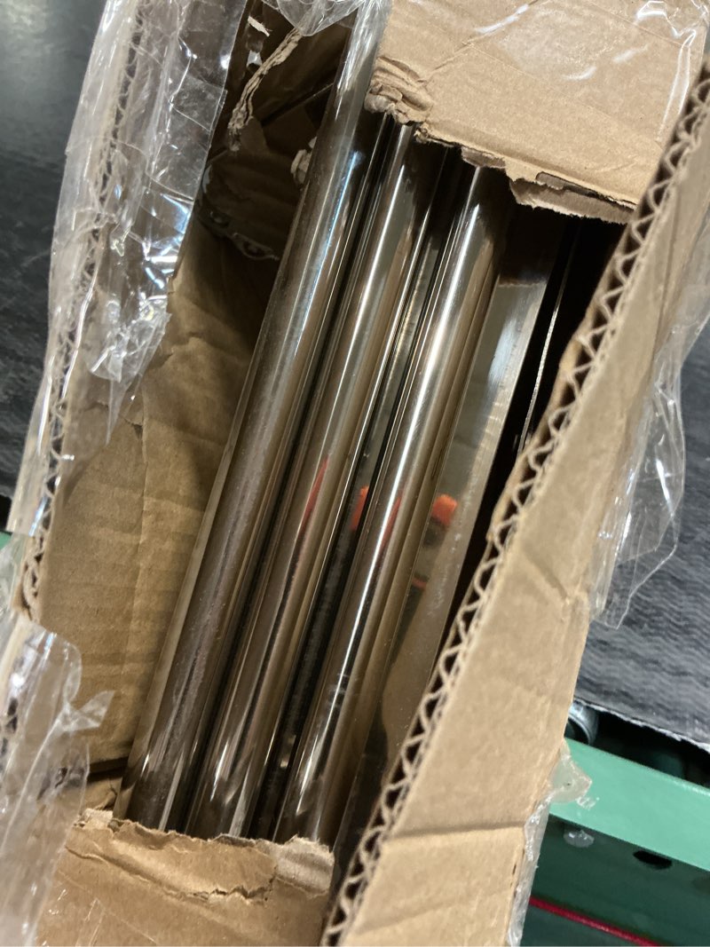 Condition photo showing Good Condition for 95 inches Foldable Clothes Drying Rack, Heavy Duty Stainless Steel Laundry Drying Rack for Indoor Outdoor, Clothes Rack Adjustable Length. 3 Additional Reinforcement Bars with 20 Windproof Hooks