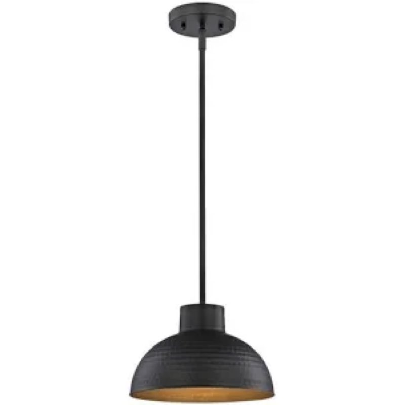 Westinghouse Lighting 6309900 Malte One-Light Indoor Pendant, Hammered Oil Rubbed Bronze Finish and