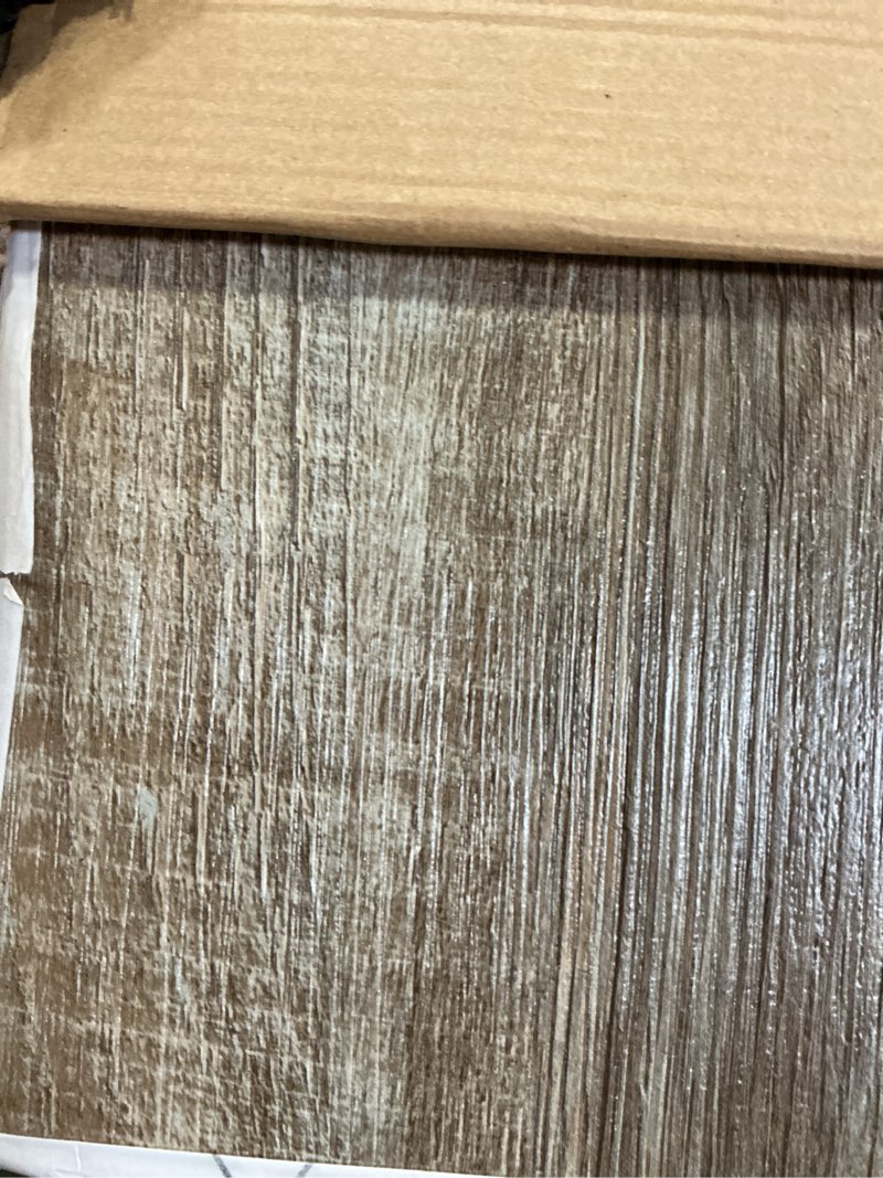 Condition photo showing New/Like New for art3d peel and stick floor tile vinyl wood plank 36-pack 54 sq.ft, old wood, rigid surface hard core easy diy self-adhesive flooring 36 x 6 x 0.1 inches old wood 36
