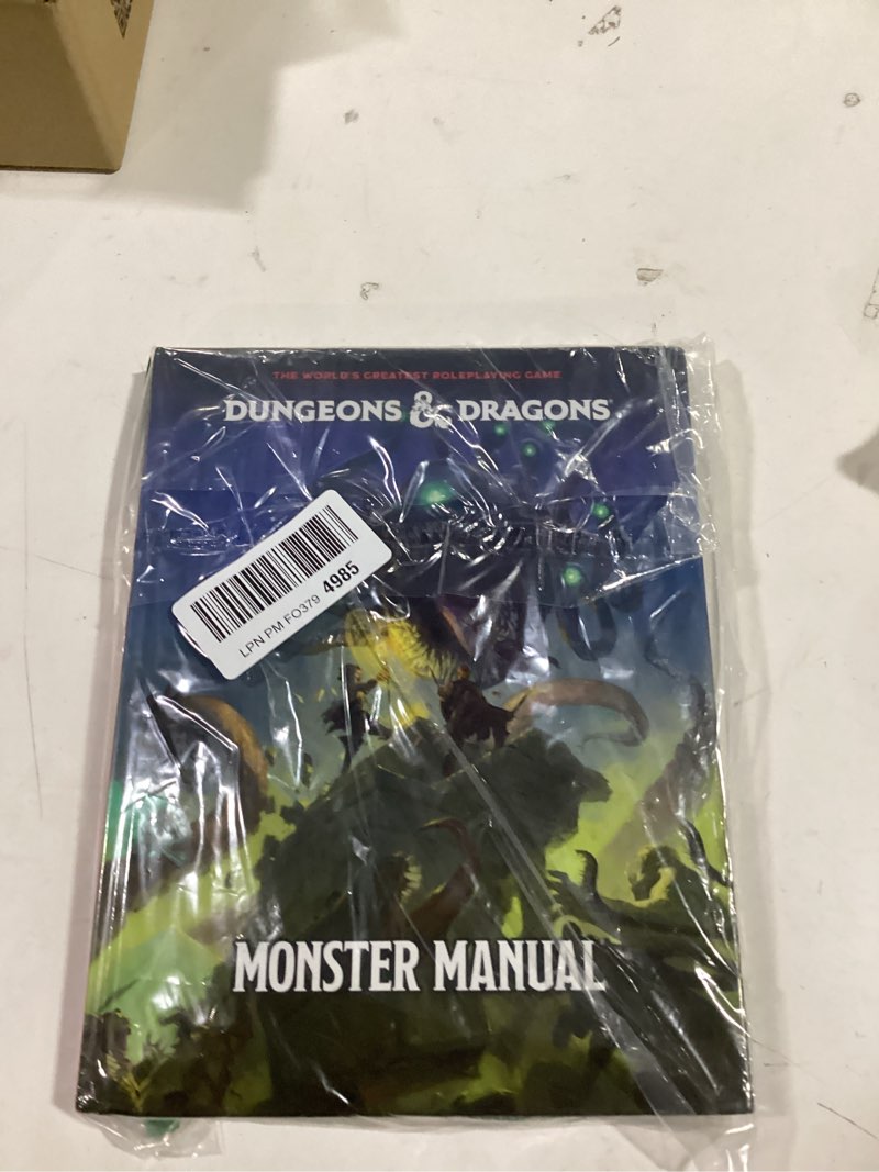 Condition photo showing New/Like New for dungeons & dragons 2024 monster manual (d&d core rulebook) 2024 edition